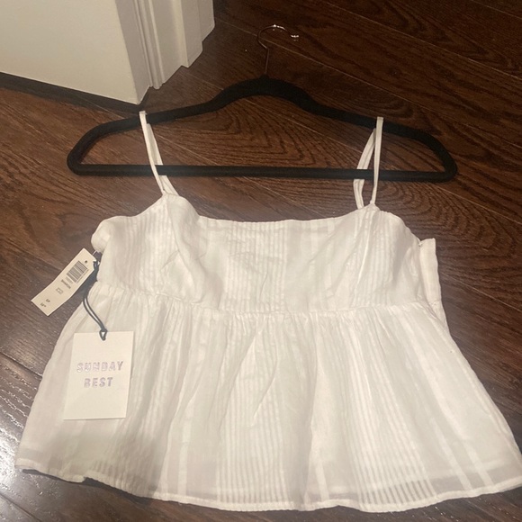Aritzia Sharon Babydoll Top - Picture 1 of 3